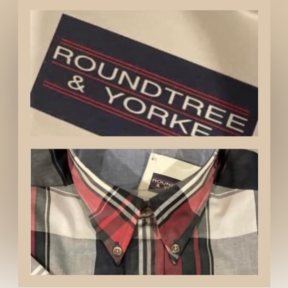 NWT Men’s Roundtree & Yorke Size Large - Picture 7 of 9